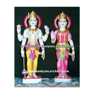 Marble Vishnu Laxmi Statue - Product Image 1