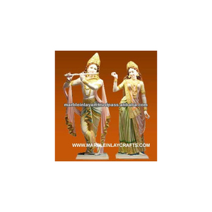 Lord Marble Radha Krishna Statue Indian Marble Radha Krishna Ji - Product Image 1