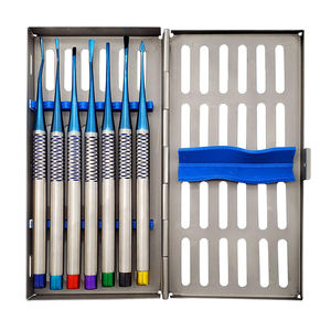 ชุดถอนฟันแบบมือหมุนขนาดเล็ก 7 ชิ้น ทำจากสแตนเลส พร้อมกล่องเก็บ คุณภาพระดับมืออาชีพ เกรด A+ ได้รับการรับรองมาตรฐาน CE - Product Image 1