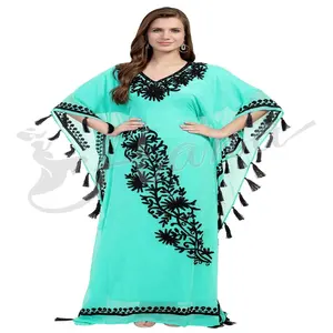 热销迪拜法拉沙卡夫坦为穆斯林服装伊斯兰女装时尚卡夫坦连衣裙