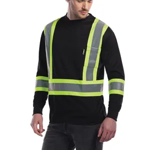 T-shirt de travail à manches longues pour hommes, vêtements de travail sur mesure, uniformes