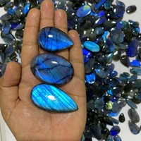 Vente en gros de cabochons en labradorite naturelle de qualité AAAAA, certifiés IGI, Rida Creations, bijoux à feu bleu, personnalisables, naturels