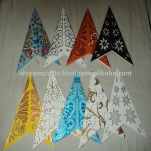 โคมไฟกระดาษดาวลายดาวแบบผสมผสานโคมไฟกระดาษสำหรับตกแต่งคริสต์มาสขายส่งจากอินเดีย - Product Image 2