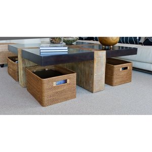 Cesta tejida a mano de mimbre de ratán, caja de cartón con logotipo personalizado Natural, cestas de almacenamiento, diario, sostenible, multifuncional, Moderno - Product Image 5