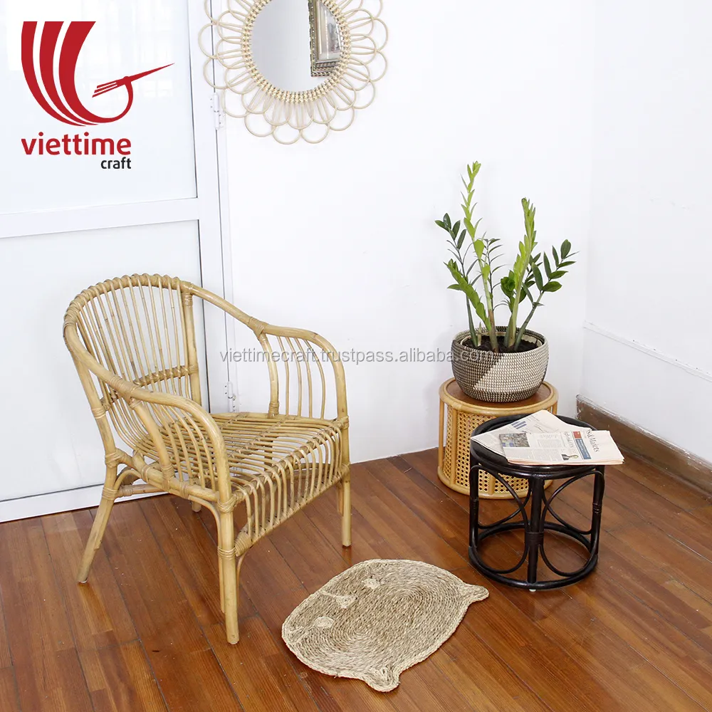 Entspannender Rattan stuhl, Rattan sessel Vietnam, Rattan möbel Wie gewünscht Großhandel