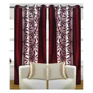 Cortinas de puerta de diseño personalizado tamaño personalizado de buena calidad 100% cortinas de puerta de algodón proveedor indio