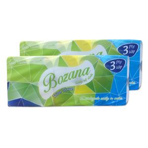 Toilet <b>Tissue</b> Paper Bulk Wholesale - White, 3 Ply (3 X Pack of 10 Rolls) - Product Image 4