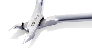 NGHIA Acier inoxydable C-06 plaqué gris Pince à cuticules à ressort Ensemble manucure et pédicure 1 ressort d'utilisation - Product Image 2