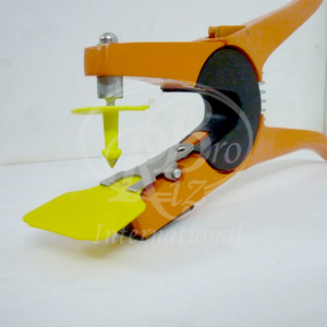 Aplicador de Etiquetas para Orejas de Aleación de Aluminio con Recubrimiento en Polvo y Cierre de Botón, Longitud Total de 9.56 Pulgadas, Otros Instrumentos Veterinarios - Product Image 4
