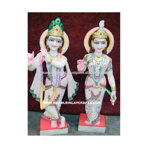 Marble Idols Krishna Radha Statue - Product Image 1