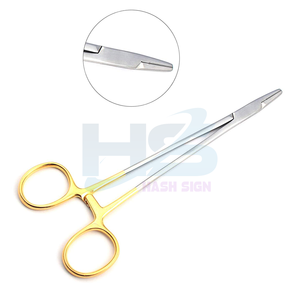 Pinza Quirúrgica Manual de Acero Inoxidable con Punta Fina Recta y Sistema de Bloqueo, Base para Instrumentos Quirúrgicos, Certificación CE Clase I - Product Image 1