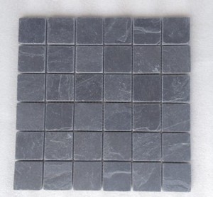 Paneles de Pared de Pizarra Rústica Moderna para Interiores y Exteriores, Mosaico de Piedra Negra Natural de Jak, Azulejos para Hotel, Panel de Pared de Superficie Dividida en Oferta - Product Image 1