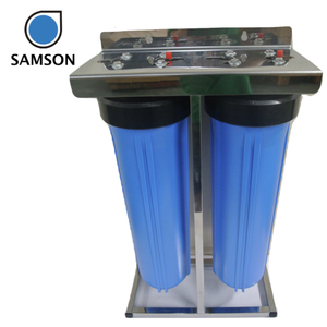 Système de filtration d'eau manuel à haute efficacité à 2 étages, système de filtration domestique, 20 pouces, grand filtre bleu en plastique, OEM, traitement de l'eau potable, TW 150 - Product Image 3