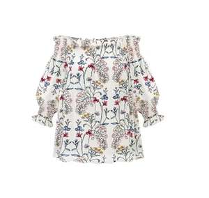 Women's Stylish and Elegant Printed Loose Three-Quarter Sleeve <b>Shirt</b> <b>Ladies</b> fancy dress Bangladesh Hot Sale Fashion Autumn <b>Long</b> - Product Image 1