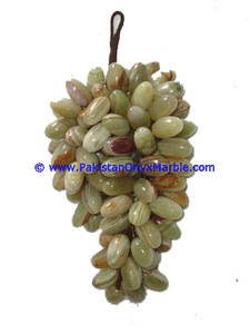 Amas de raisins en onyx vert poli, décoration de table, dalle de travertin naturel, granit, décoration extérieure de villa, décoration de maison, matériau en marbre - Product Image 3