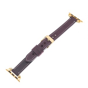 Correa de cuero genuino clásica de acero inoxidable con logotipo personalizado Vintage Premium OEM para Apple Watch Band para hombres y mujeres Smartwatch - Product Image 6