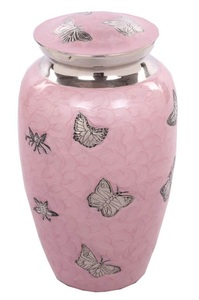 Urne de crémation en métal, urne de crémation décorative gravée en laiton pour adulte pour cendres humaines - Product Image 6