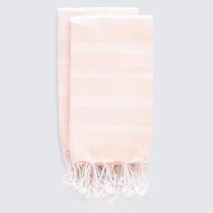 Respetuoso con el medio ambiente 100% algodón 100x180cm rayas con monograma personalizado de colores de secado rápido comprimido playa turca Fouta desechable - Product Image 3