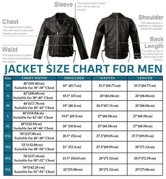 Noble House Giacca In Pelle Bovina Rockabilly – Ispirata A Marlon Brando – Colore Cognac – Taglia XXXL
