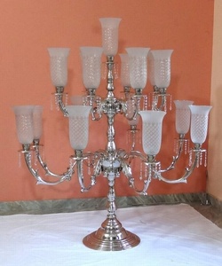 Candelabro de decoración de boda de estilo Vintage de calidad superior, centro de mesa, candelabro decorativo de precio más bajo para el hogar - Product Image 2