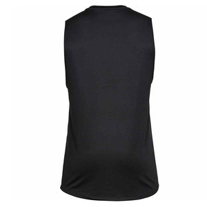 Whole sale Gym <b>Black</b> Singlets - Cotton Singlets / High Quality Gym Tank Tops - Product Image 2