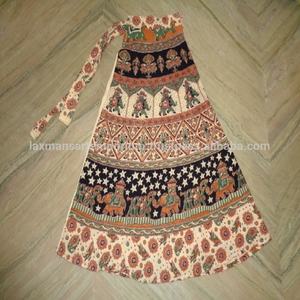 กระโปรงผ้าฝ้ายพิมพ์ลาย barmeri สำหรับผู้หญิงคอลเลคชั่นฤดูร้อนแฟชั่นใหม่ขายส่งจากอินเดีย - Product Image 2