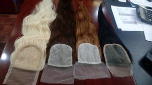 Extensiones de cabello humano indio UNISEX, mechones de pelo ondulado suelto sin procesar, REMY Virgen sin procesar - Product Image 3
