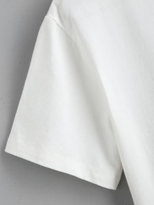 T-shirt à manches courtes pour femme, vêtement en coton respirant, personnalisé, vente en gros, BD - Product Image 6