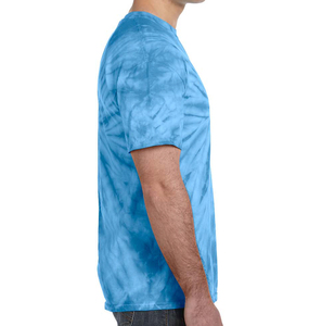 Summer's New Men's Plus Size Round Neck Short Sleeve T-<b>Shirt</b> Loose Over Size <b>Tie</b>-<b>Dye</b> Printed Blank Design Made Jersey Fabric - Product Image 5