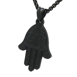 Caliente ojo egipcio de buena suerte Fatima Hamsa mano COLLAR COLGANTE - Product Image 3