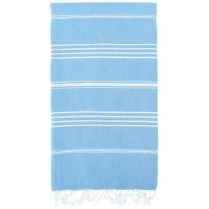 Eco-friendly 100% Cotton 100x180cm Striped <b>Monogrammed</b> Personalized Coloured Quick-Dry Compressed Turkish Beach Fouta Disposable - Product Image 2