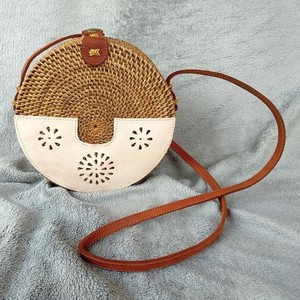 New Style Round Rattan Bag From Vietnam - Product Image 1