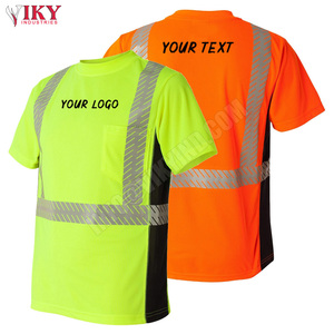 เสื้อยืดสะท้อนแสงทำจากโพลีเอสเตอร์100% ป้าย & โลโก้ที่กำหนดเอง - Product Image 3