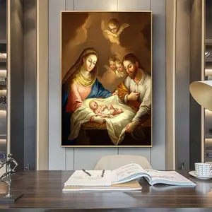 Vendita calda classica 3D lenticolare religioso pittura a olio <span class=keywords><strong>Gesù</strong></span> <span class=keywords><strong>Cristo</strong></span> su tela con Base elegante - Product Image 6
