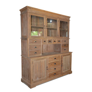 Armario de cocina clásico, hecho de madera de teca reciclada, edición limitada - Product Image 3
