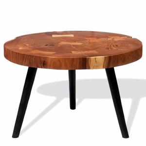 Table basse en bois et cuir de haute qualité - Product Image 5