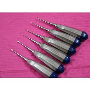 Juego de 6 Elevadores Dentales para Cirugía Oral, Desprendimiento de Dientes, Acero Inoxidable Alemán, Elevador de Raíces para Cirugía Dental, Nuevo 2026 - Product Image 1