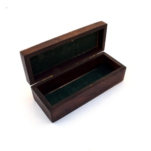 Monoculaire de Pirate classique de télescope en laiton antique avec boîte en bois poignée en cuir gravé Spyglass cadeaux de nouveauté alliage métallique - Product Image 4