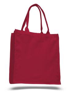 Bolsa de Tela Ecológica 100% Algodón, 12 oz, Resistente, Reutilizable, Asas Largas, Logotipo Personalizado, Plegable, con Fuelle, MOQ Bajo, al por Mayor - Product Image 6