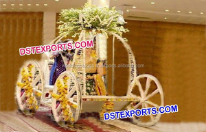 Palanquins แต่งงานเจ้าสาวมุสลิม Palki อินเดียแต่งงานโลหะทองเหลืองแบบดั้งเดิมอินเดีย - Product Image 6