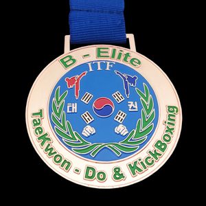 Nueva llegada de la alta calidad recuerdo Logotipo de grabado medalla por la Taekwondo China - Product Image 1