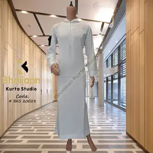 Dubai manches longues hommes Caftan Jilbab