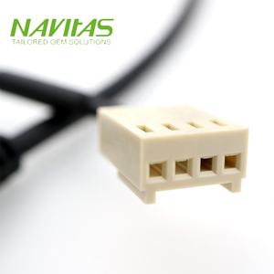 OEM Molex 22-01-2045 Prise cc à angle droit 4.0mm x 1.7mm vers connecteurs Molex 4 broches 2.54mm Assemblage de câble - Product Image 5