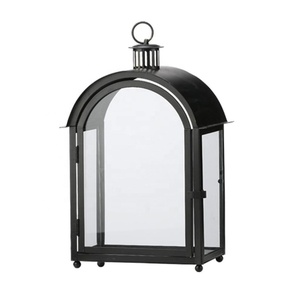 Vente directe d'usine Stock prêt disponible bas quantité minimale de commande bougeoir en acier inoxydable grossiste support en verre fabricant direct - Product Image 1