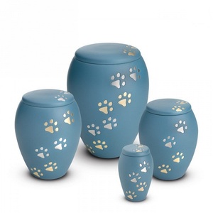 Cendres humaines pour adultes, urnes de crémation classiques-bleu, fournitures de funérailles antiques pour adultes - Product Image 3