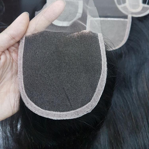 Fermeture frontale 120% densité 100% vierge Remy cheveux humains soyeux vague droite 8-32 pouces vietnamien en gros meilleure qualité - Product Image 3