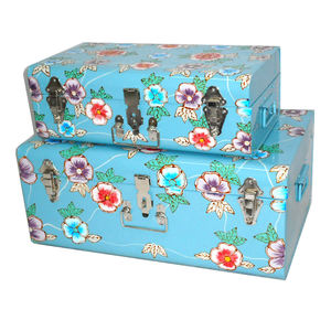 กล่องเก็บของโลหะแผ่นเหล็กชุบสังกะสีตกแต่ง สำหรับอเนกประสงค์ ชุด 3 ชิ้น - Product Image 3