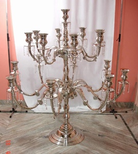 Candelabro de decoración de boda de estilo Vintage de calidad superior, centro de mesa, candelabro decorativo de precio más bajo para el hogar - Product Image 3