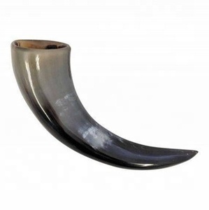 Lametierartz Tasse à corne de vin Viking de haute qualité Capacité de 500ml Corne à boire de feu d'artifice unique pour bière et cadeaux - Product Image 4