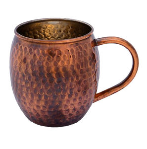 Tasse à mule de Moscou en cuivre antique Vintage martelé en acier inoxydable gobelet personnalisable voyage eau bière cadeau tasse approvisionnement d'usine - Product Image 1